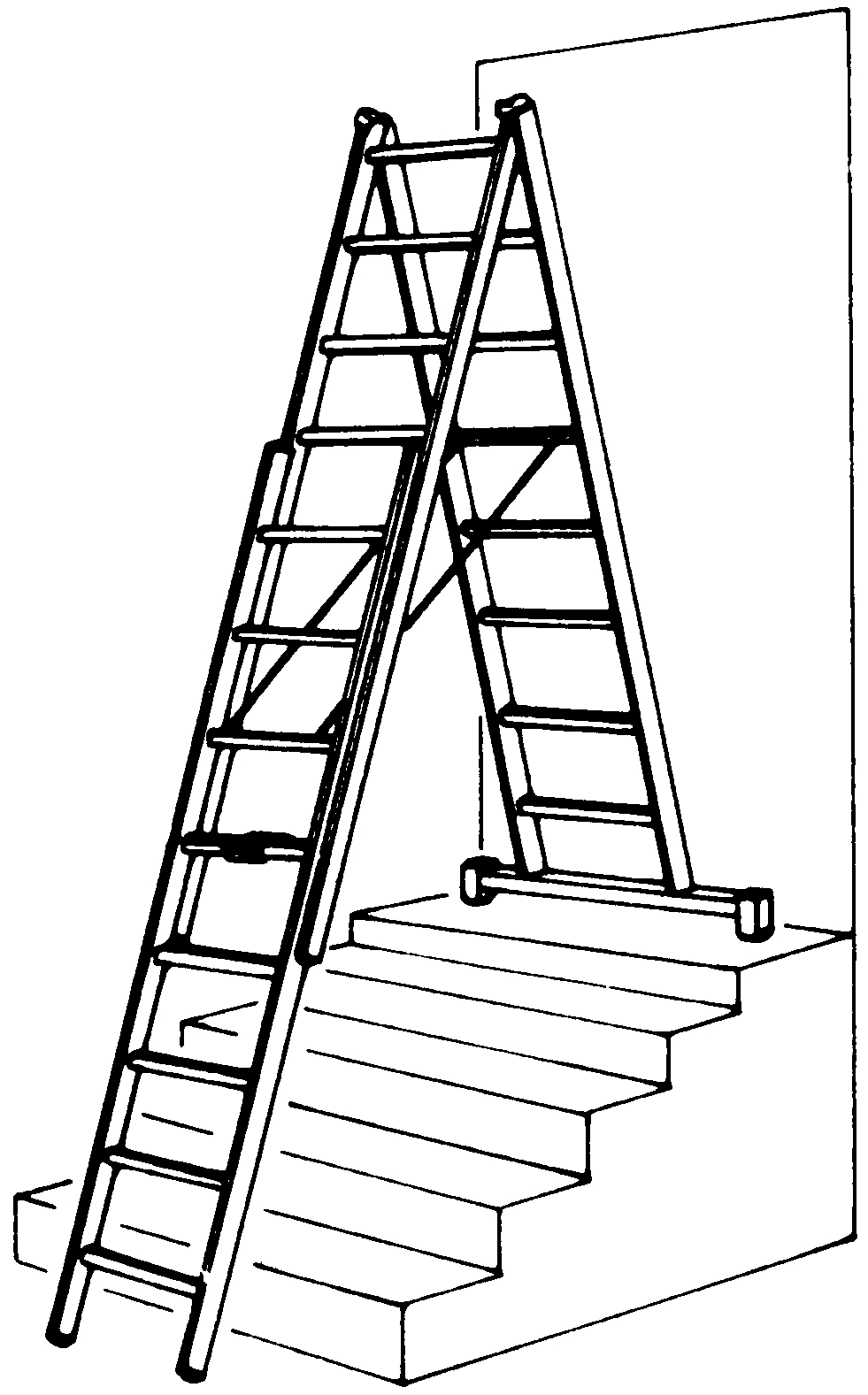 Treppenverstellungsklammer für Leitern Typ 6225