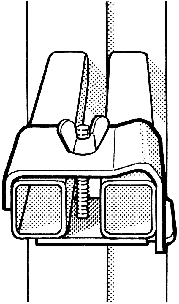 Treppenverstellungsklammer für Leitern Typ 8225 Treppenverstellungsklammer für Leitern Typ 8225