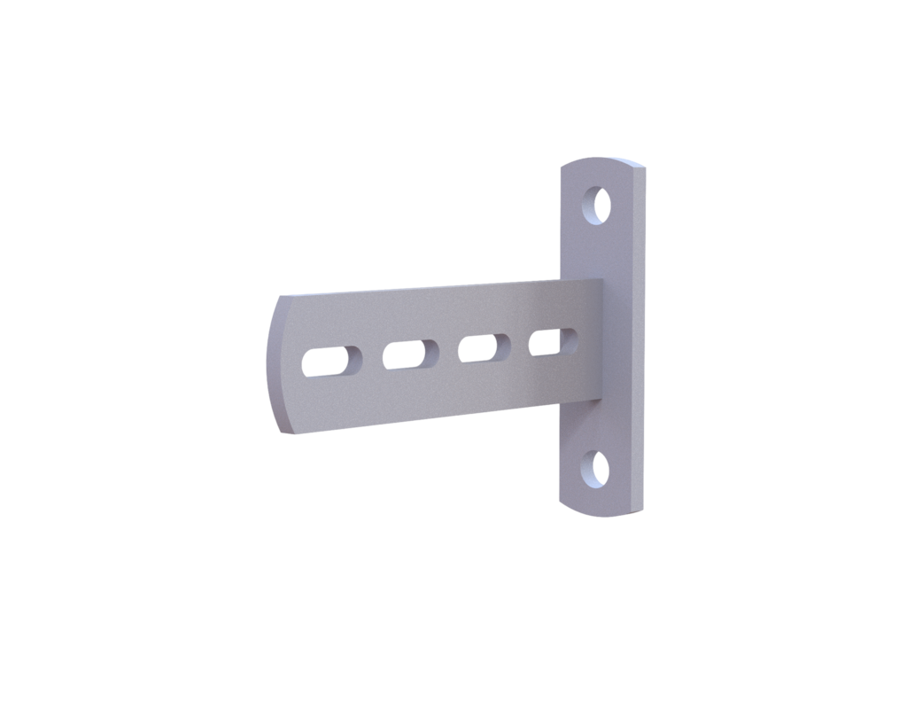 Wandhalter 270 – 400 mm (Platte) Beton Ø 48 mm