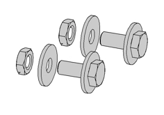 Verbindungsbeipack (Leiteranschlussteil zu Leiter) Ø 48 mm