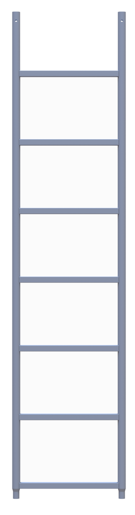 Leiter für Maschinenbegehung aus Stahl LW 400 mm mit Rohrprofil-Sprossen Leiter für Maschinenbegehung aus Stahl LW 400 mm mit Rohrprofil-Sprossen
