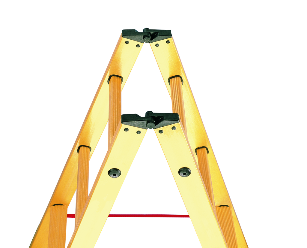 Stehleiter aus Fiberglas, mit Standsprossen Stehleiter aus Fiberglas, mit Standsprossen