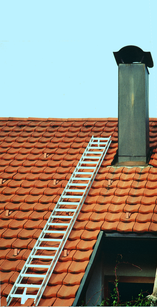 Dachauflegeleitern,  Dachneigungen 20°bis 55° Dachauflegeleitern,  Dachneigungen 20°bis 55°