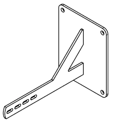Wandhalter verstärkt 400 – 475 mm (Platte) Mauerwerk Ø 48 mm Wandhalter verstärkt 400 – 475 mm (Platte) Mauerwerk Ø 48 mm