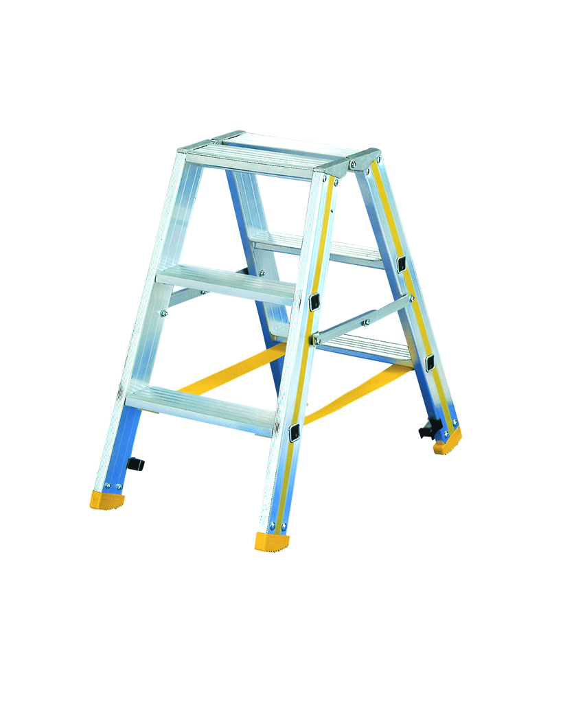 Klapptritt aus Alu, Klappbare Spreizsicherung Klapptritt aus Alu, Klappbare Spreizsicherung