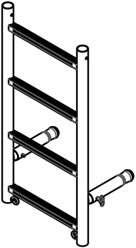 Schiffs-Rettungsleiter Unterteil Schiffs-Rettungsleiter Unterteil