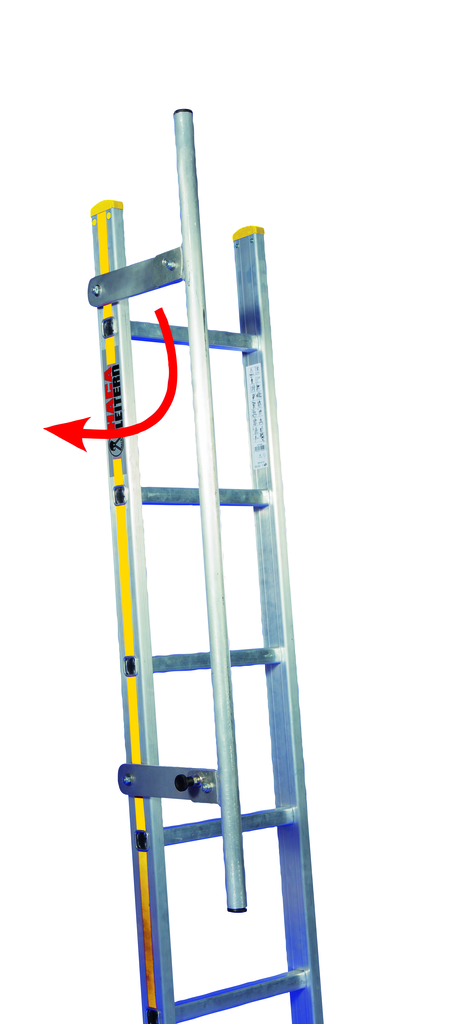 Anlegeleiter Alu, mit Klapptraverse Anlegeleiter Alu, mit Klapptraverse