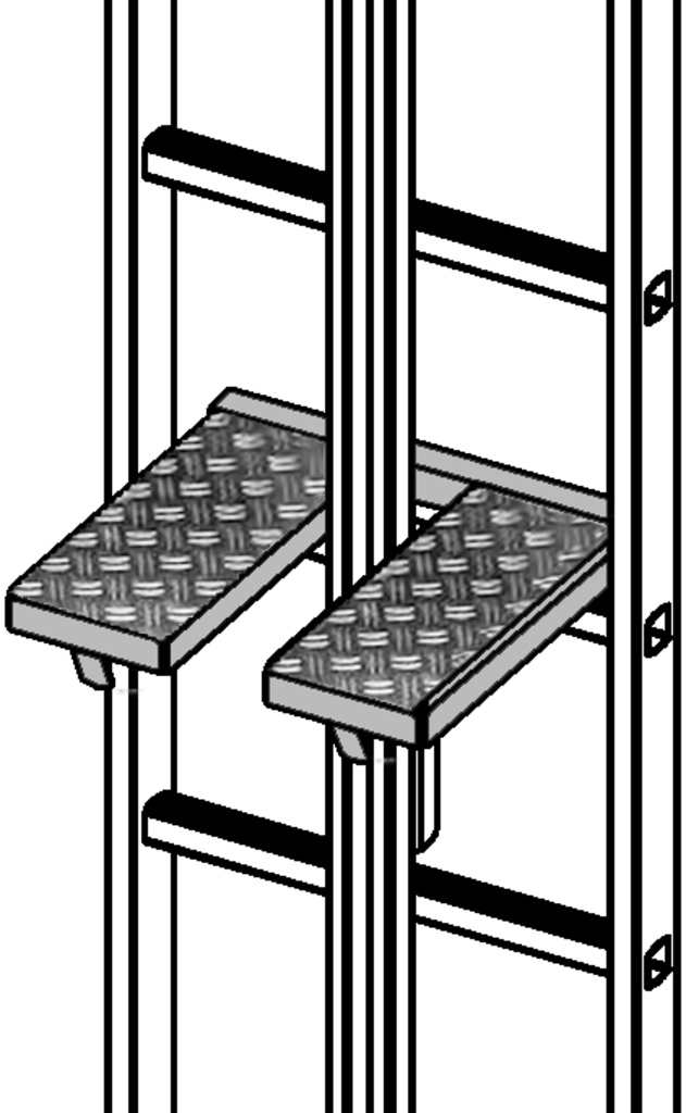 Ruhepodest einteilig, Windkraft Ruhepodest einteilig, Windkraft
