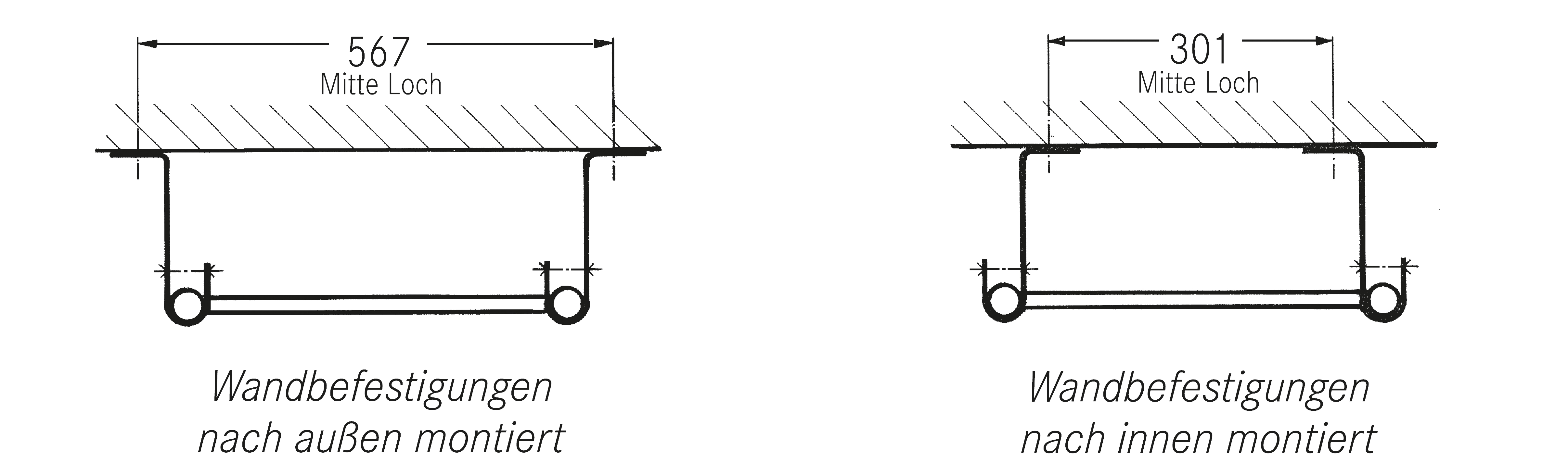 Übergangsstück aus Stahl LW 366 mm LW oben ??? mit U-Profil-Sprossen Übergangsstück aus Stahl LW 366 mm LW oben ??? mit U-Profil-Sprossen