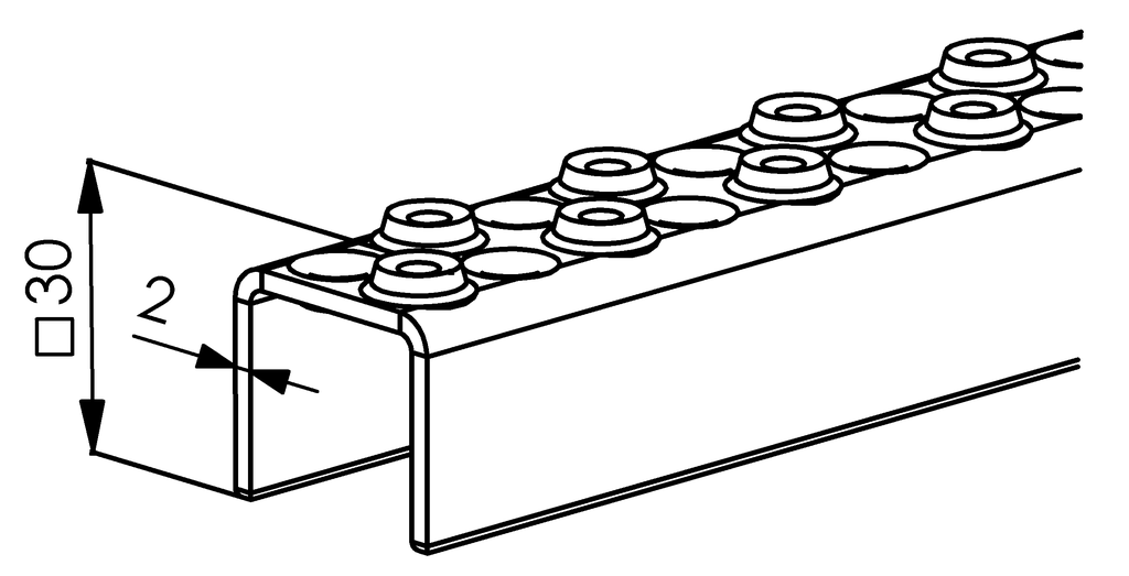 U-Sprossen-Profil U-Sprossen-Profil