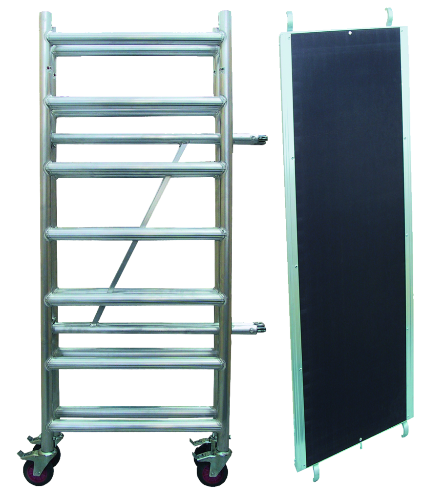 Klappbares Minigerüst aus Alu, Klappbares Minigerüst aus Alu,