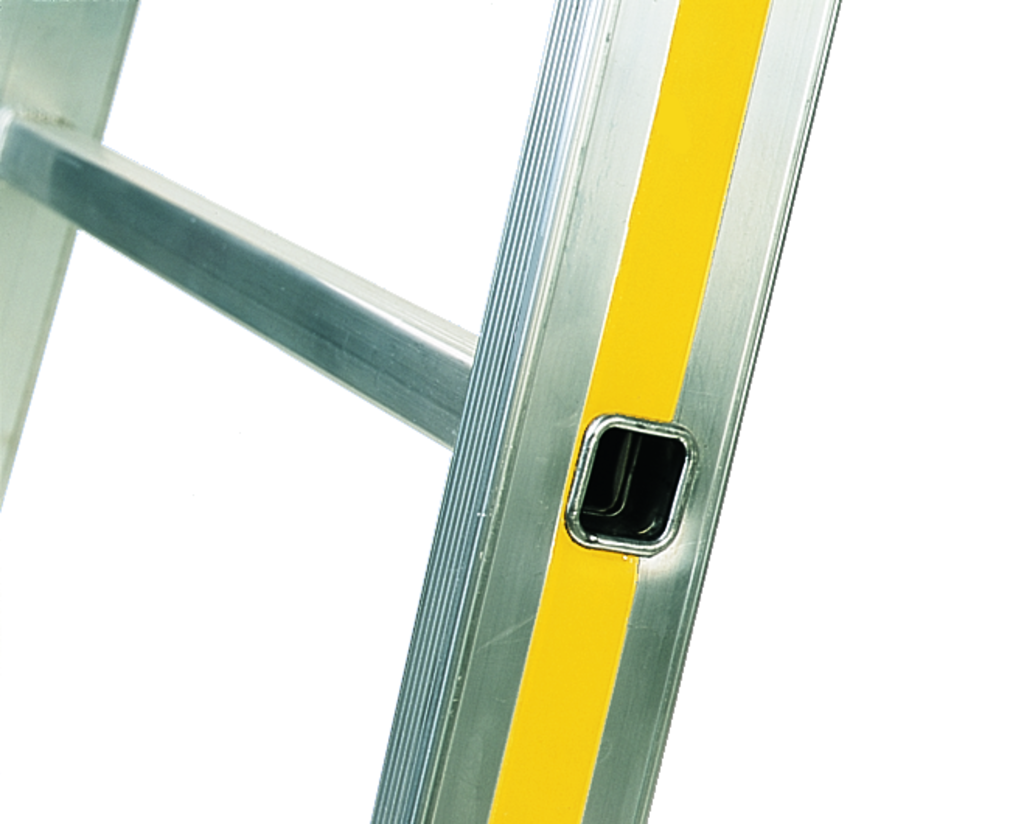 Stehleitern aus Alu, Sprossen-Mehrfach-Bördelung Stehleitern aus Alu, Sprossen-Mehrfach-Bördelung