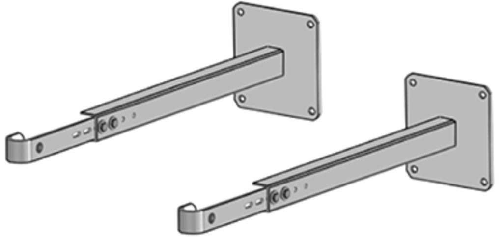 Wandbefestigung mit Leiteranschlussteil 570 – 745 mm (Platte) Mauerwerk Ø 34 mm Wandbefestigung mit Leiteranschlussteil 570 – 745 mm (Platte) Mauerwerk Ø 34 mm