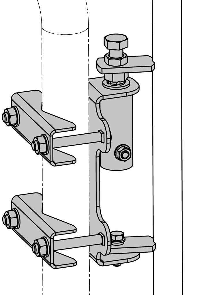 Variables Türchen LW 500 – 750 mm mit einstellbarer Federkraft Variables Türchen LW 500 – 750 mm mit einstellbarer Federkraft