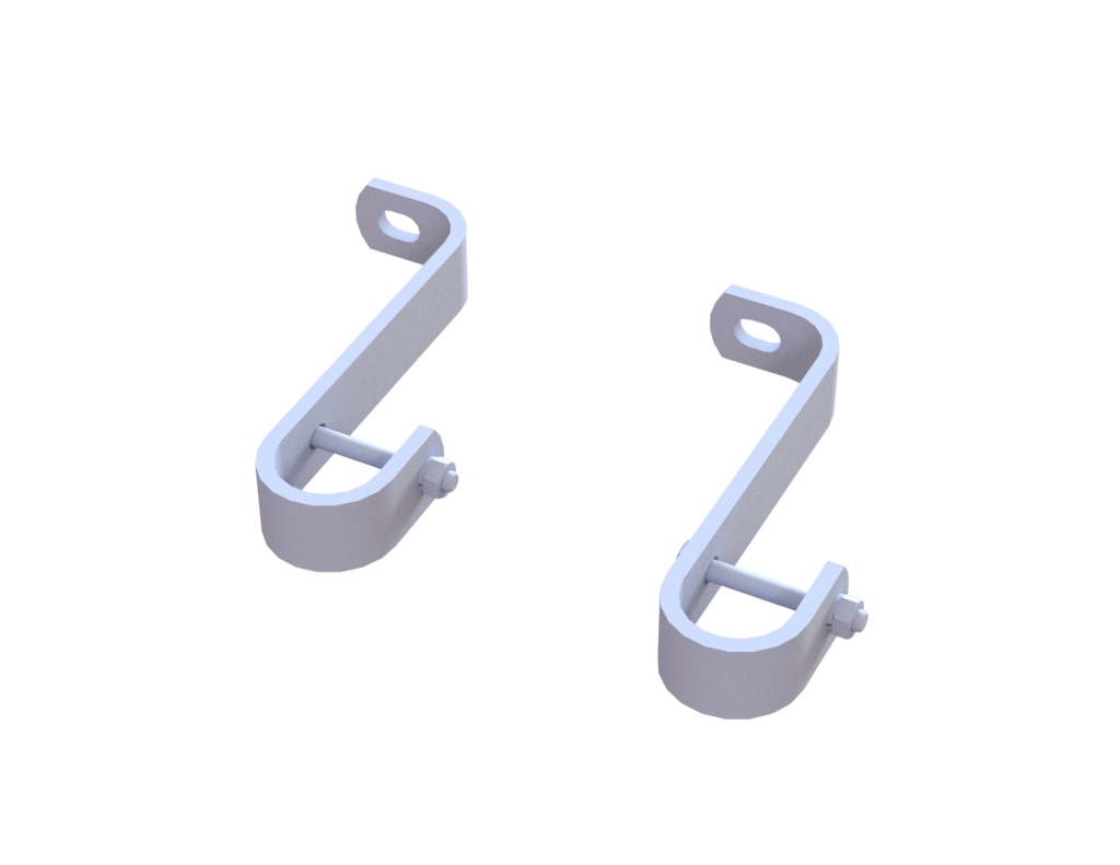 Wandbefestigungen für Ø 48, Stahl