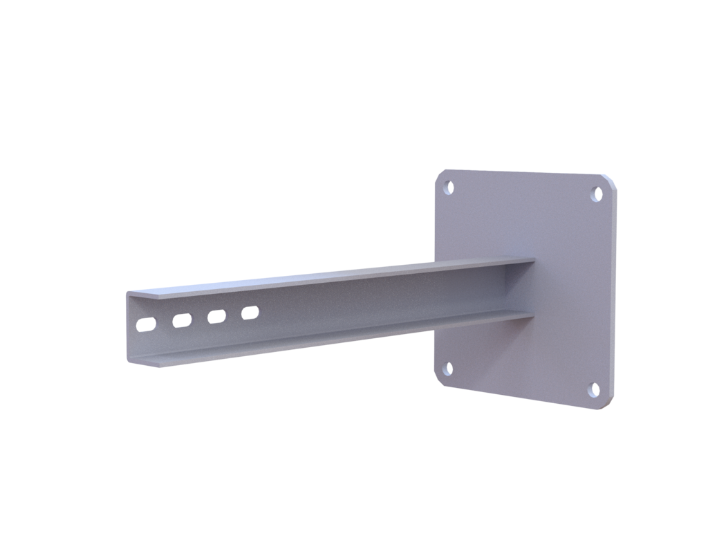 Wandhalter 100 – 150 mm Mauerwerk Ø 34 mm