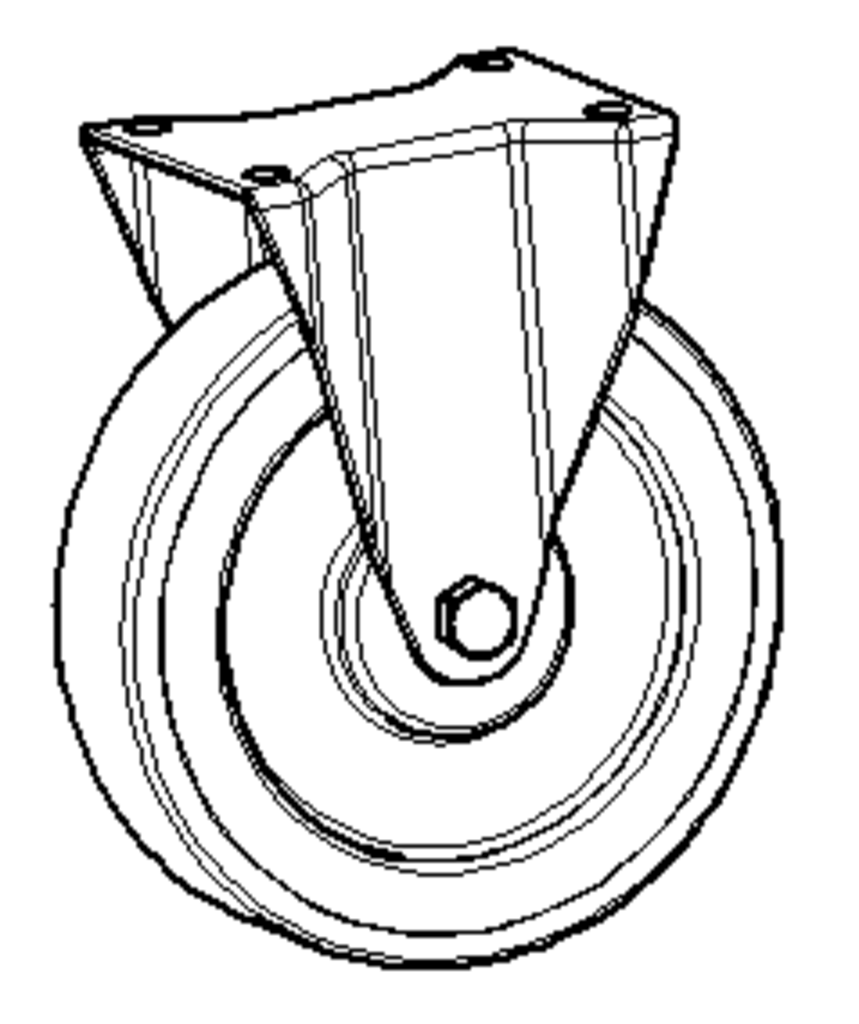 Bockrollen Ø 160 mm Bockrollen Ø 160 mm