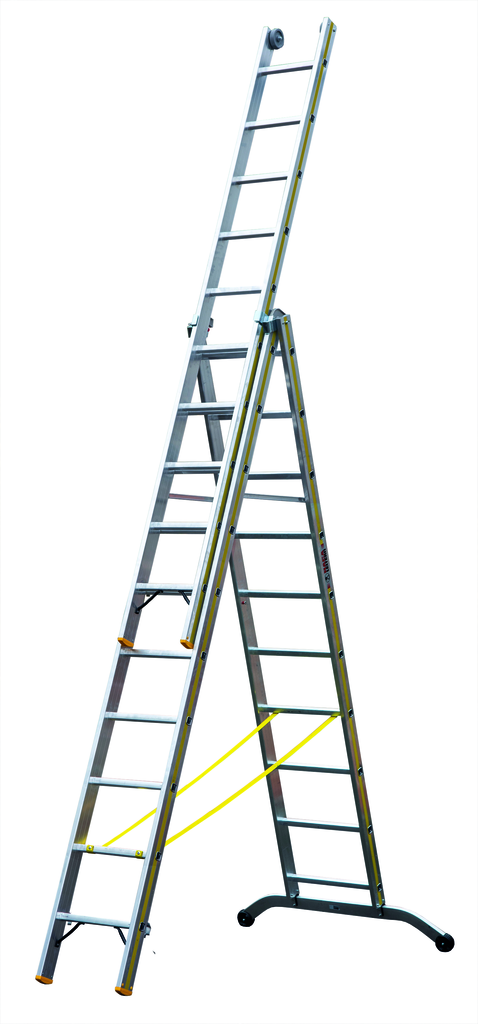 Kombinationsleitern aus Alu 3-tlg. Kombinationsleitern aus Alu 3-tlg.