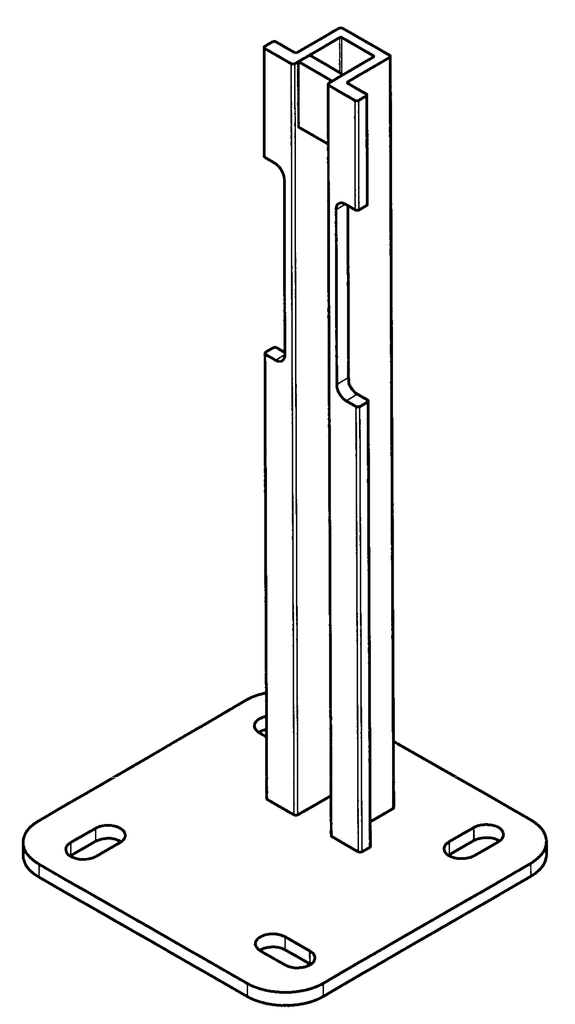0644200104_2 Fußplatte zum Aufstellen auf Dächern