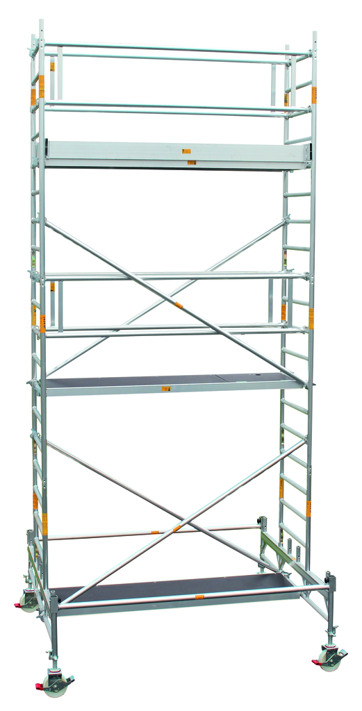 Fahrgerüst aus Alu, Bühne 1,90 m x 0,85 m Fahrgerüst aus Alu, Bühne 1,90 m x 0,85 m