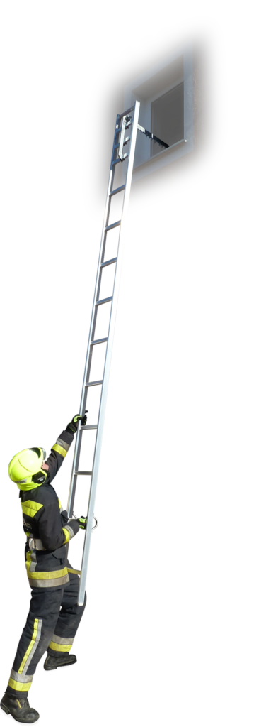 Hakenleiter aus Aluminium DIN EN 1147