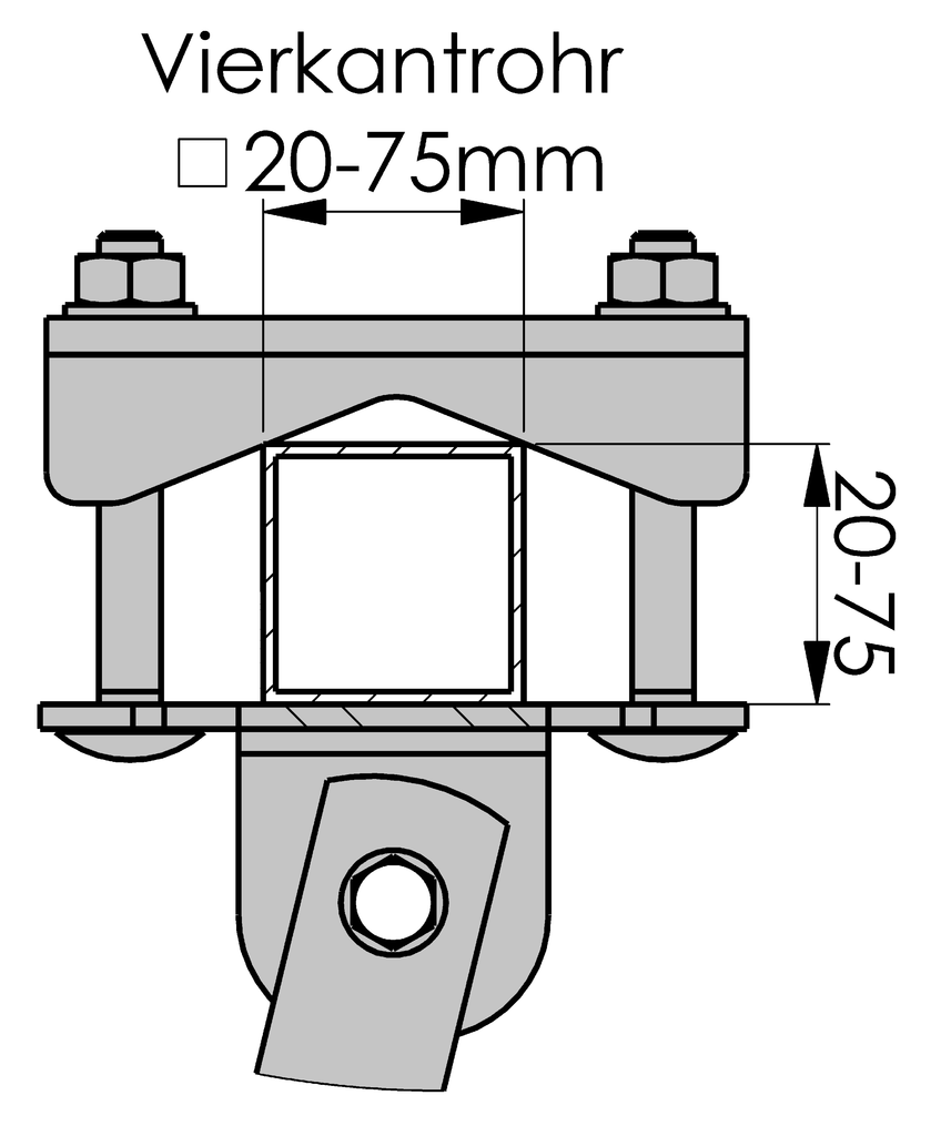 Variables Türchen LW 500 – 750 mm mit einstellbarer Federkraft Variables Türchen LW 500 – 750 mm mit einstellbarer Federkraft
