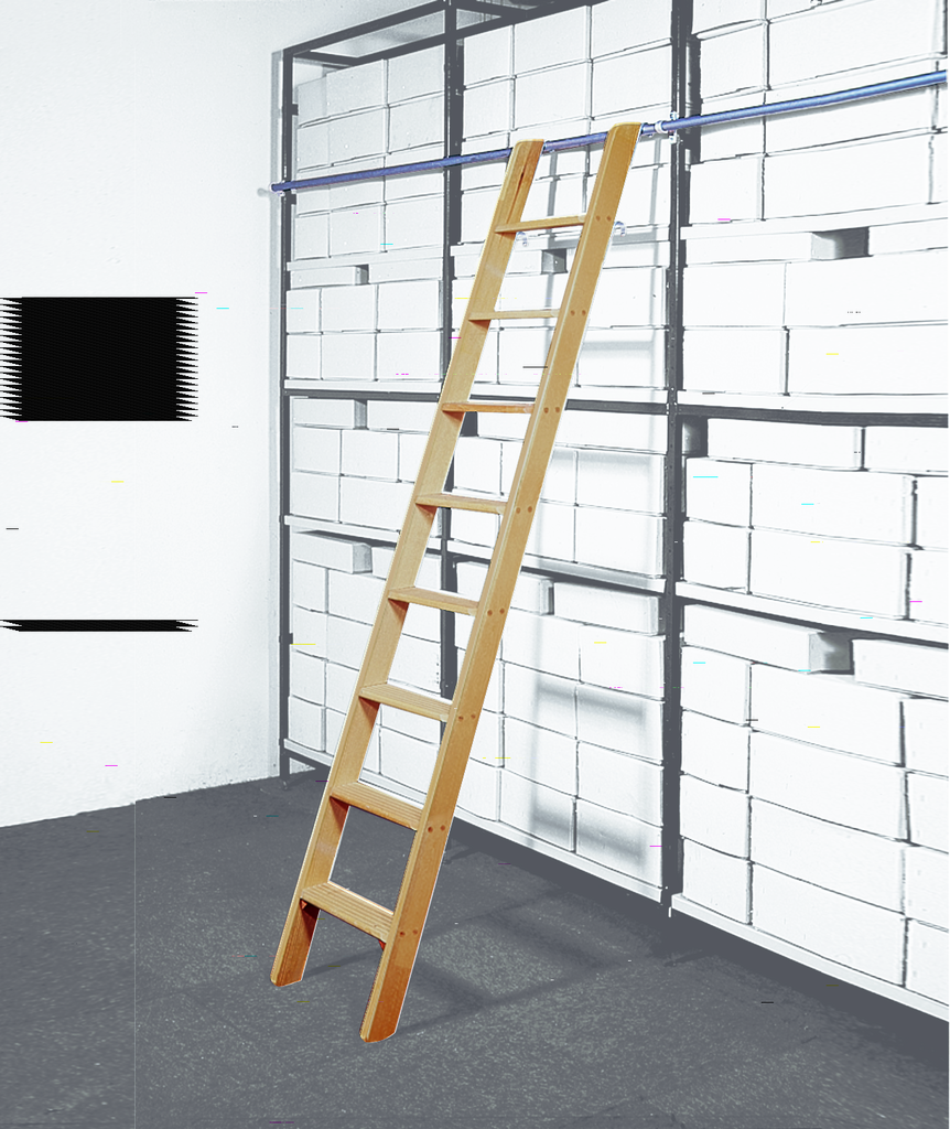 Stufenanlegeleitern aus Holz, ohne Haken Stufenanlegeleitern aus Holz, ohne Haken