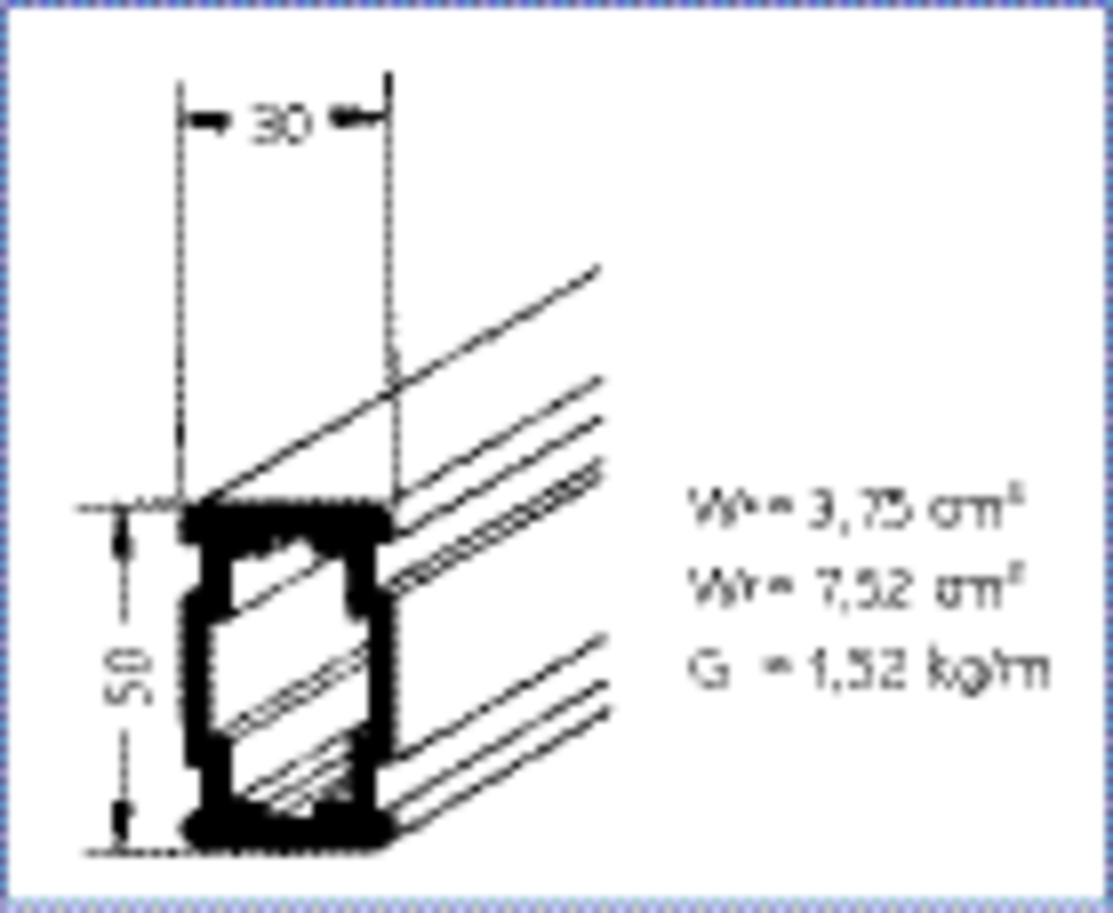 Stützteilprofil Stützteilprofil