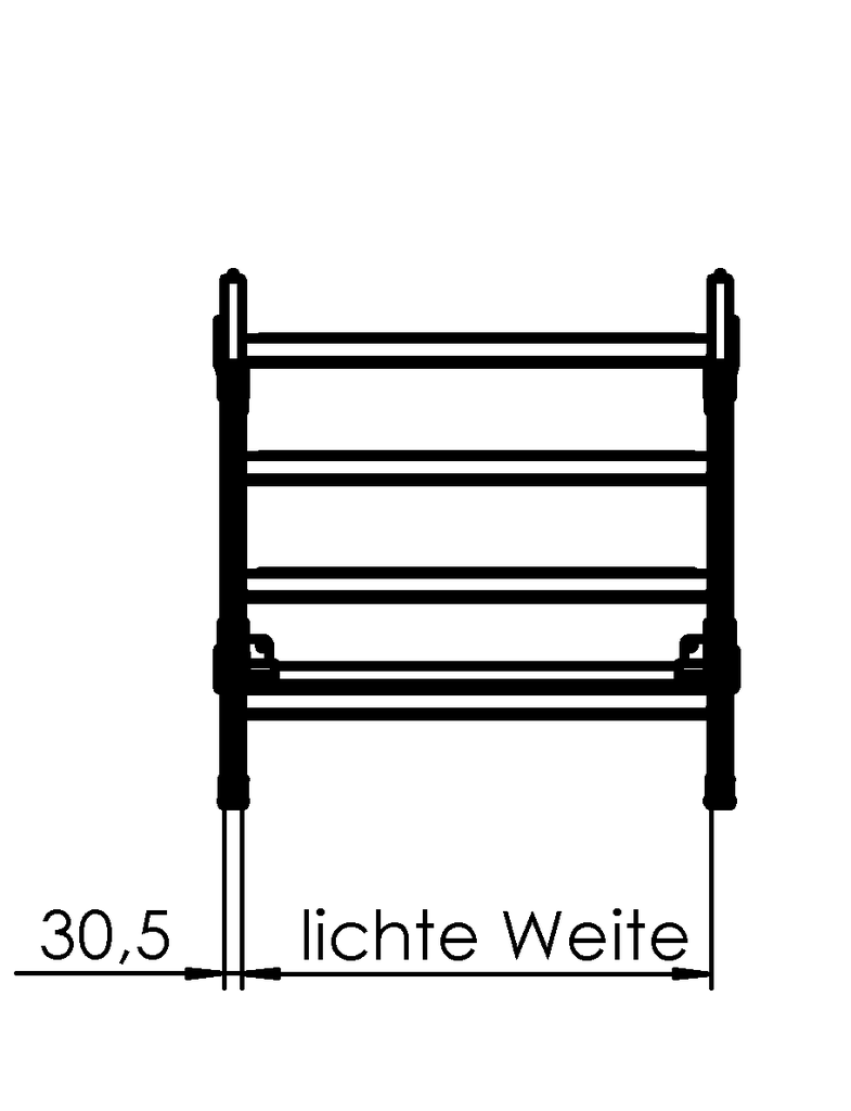 Montagetritte, LW 1000mm Montagetritte, LW 1000mm