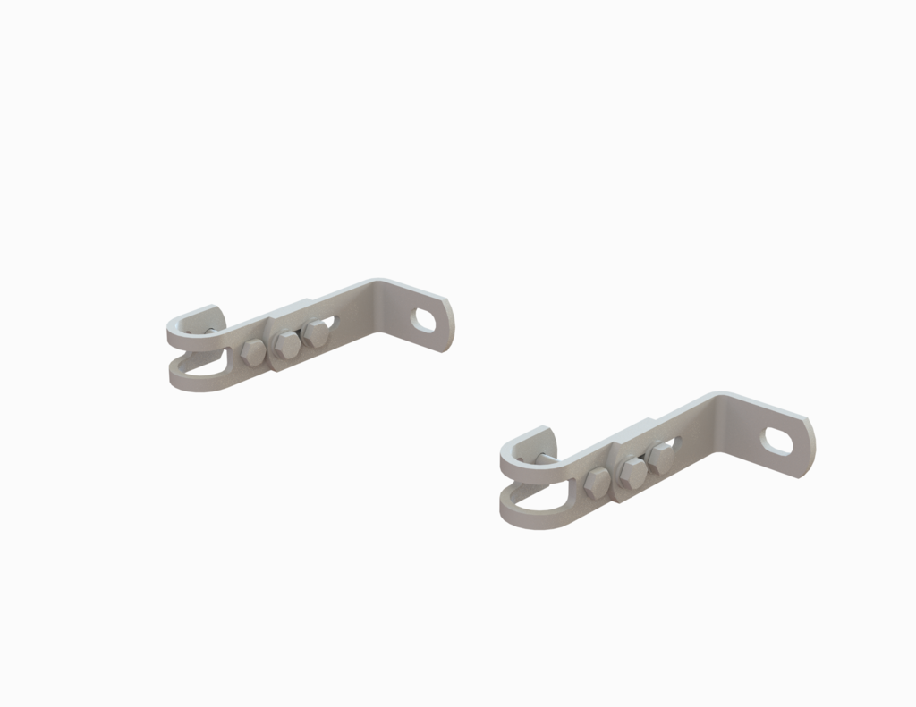 Wandbefestigung verstellbar, Ø 34, Edelstahl, V4A