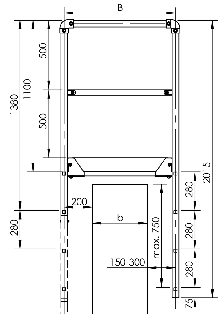 0529243001_005 Übersteigteile im Bausatz