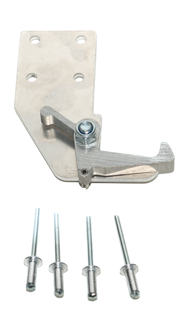 08205003xx Steckhaken f. Holm 66mm inkl. Abhebesicherung