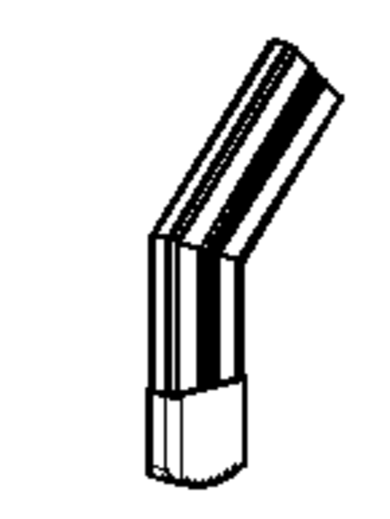 Lotrecht abgewinkelte Fußenden, Serie 75 L Lotrecht abgewinkelte Fußenden, Serie 75 L