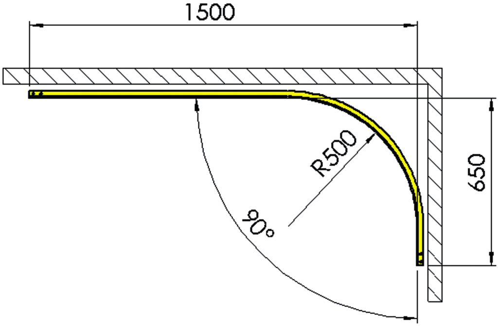 Laufschienenkurve Laufschienenkurve