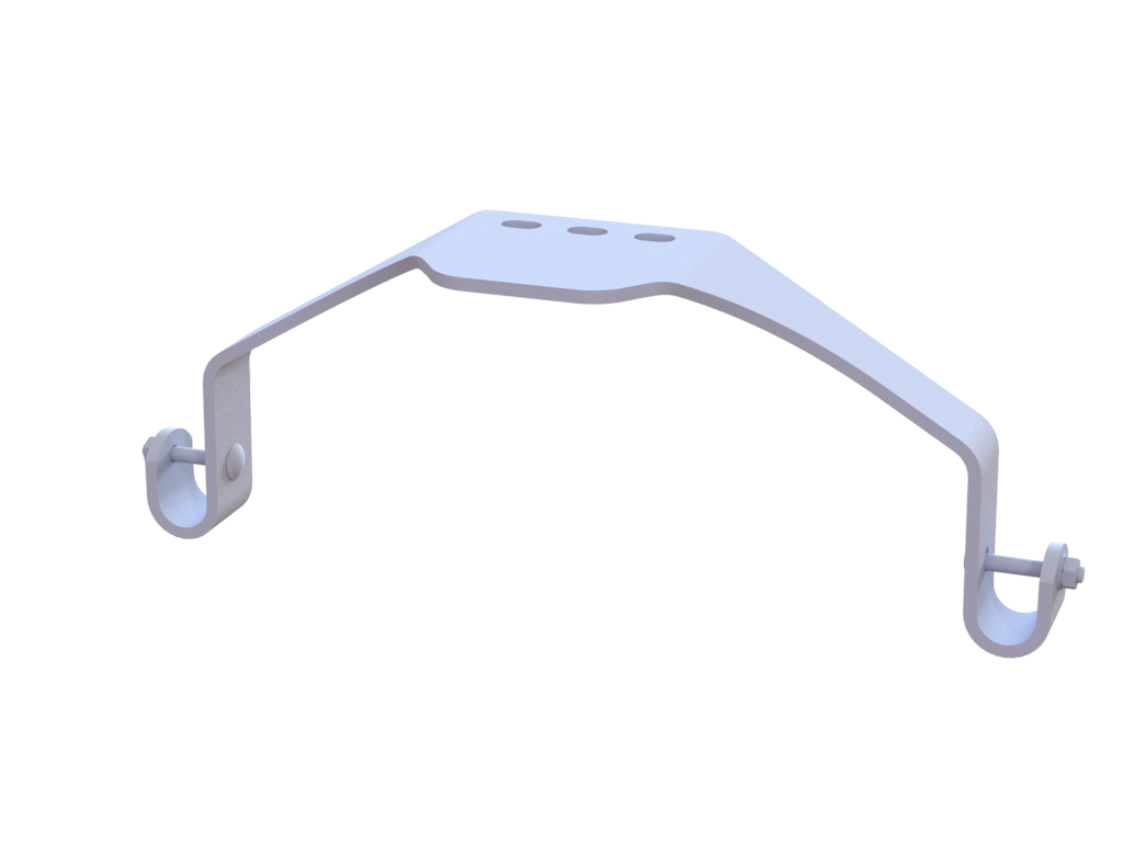 Wandbefestigungen für Ø 34, Stahl