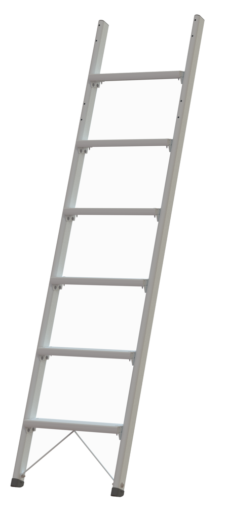 Stufenanlegeleitern aus Ovalrohr, ohne Haken Stufenanlegeleitern aus Ovalrohr, ohne Haken
