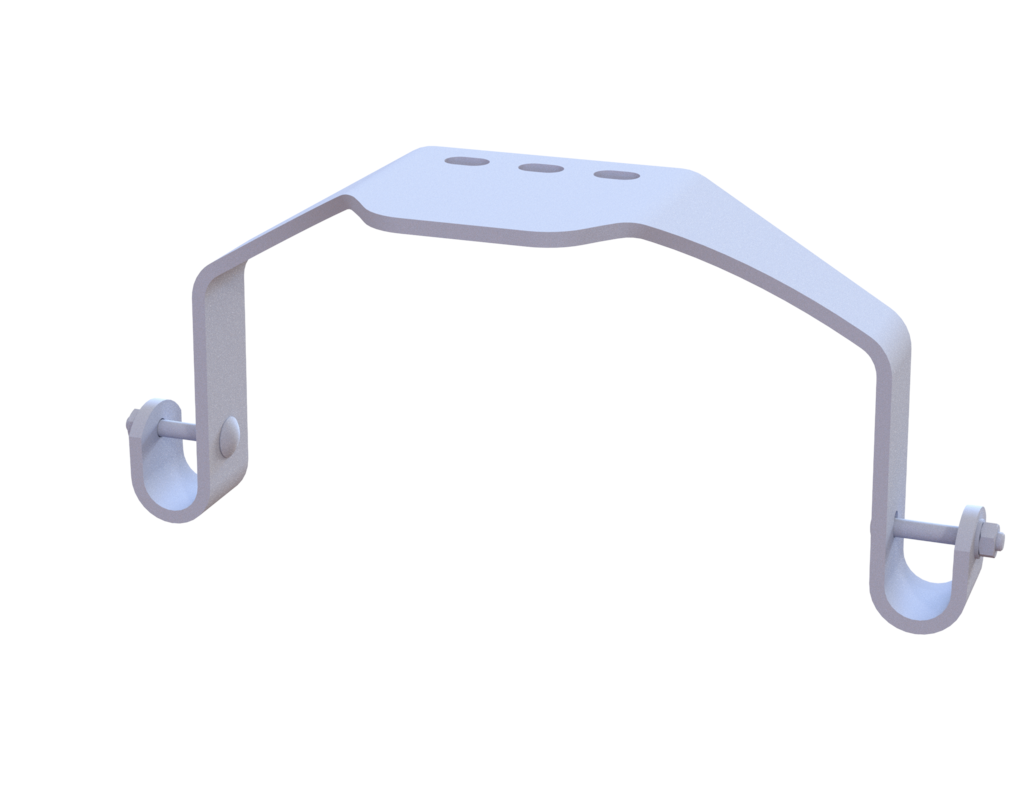 Wandbefestigungen für Ø 34, Stahl