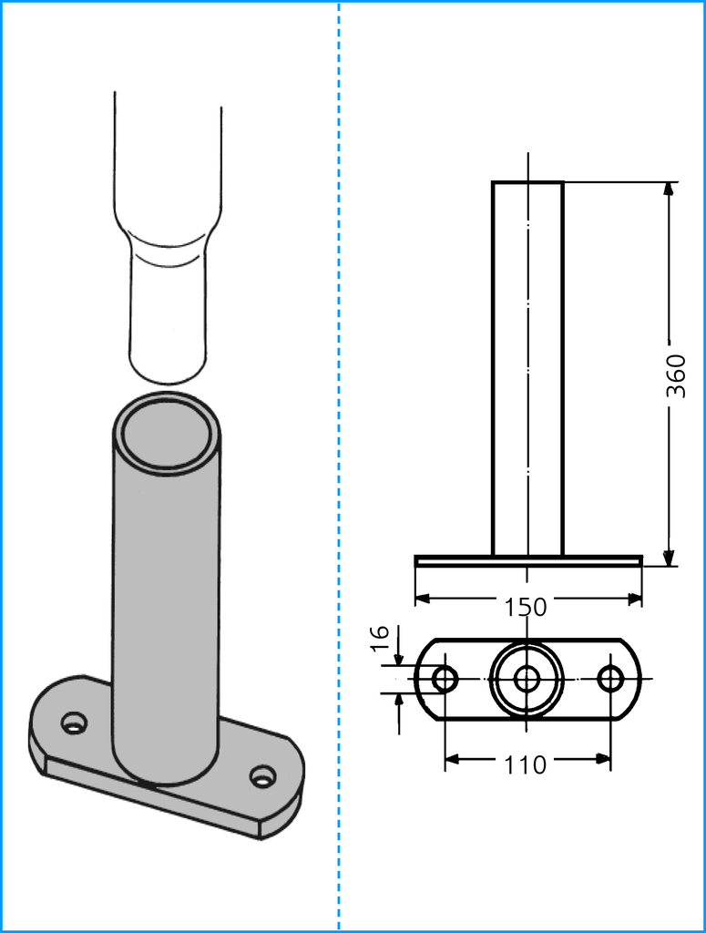 Fußplatten Fußplatten