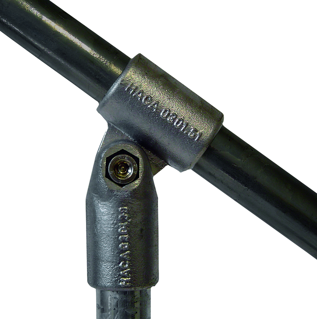 Durchgangsstück mit Gelenkanschluss Durchgangsstück mit Gelenkanschluss