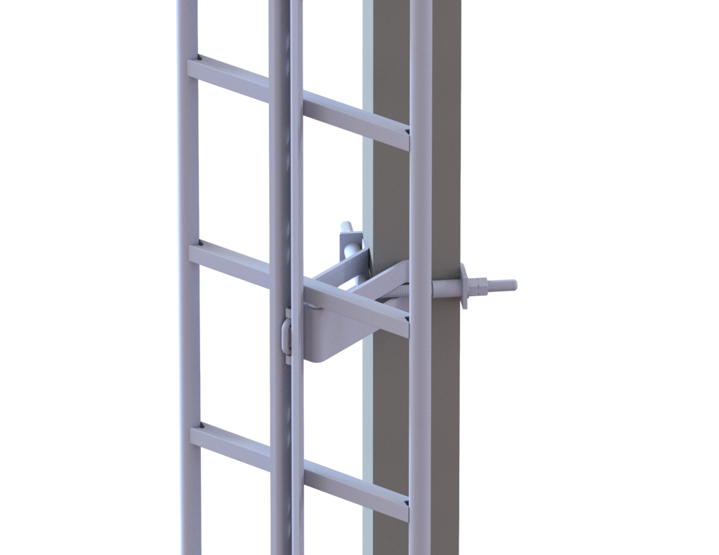 Eckstielhalter, Stahl feuerverzinkt