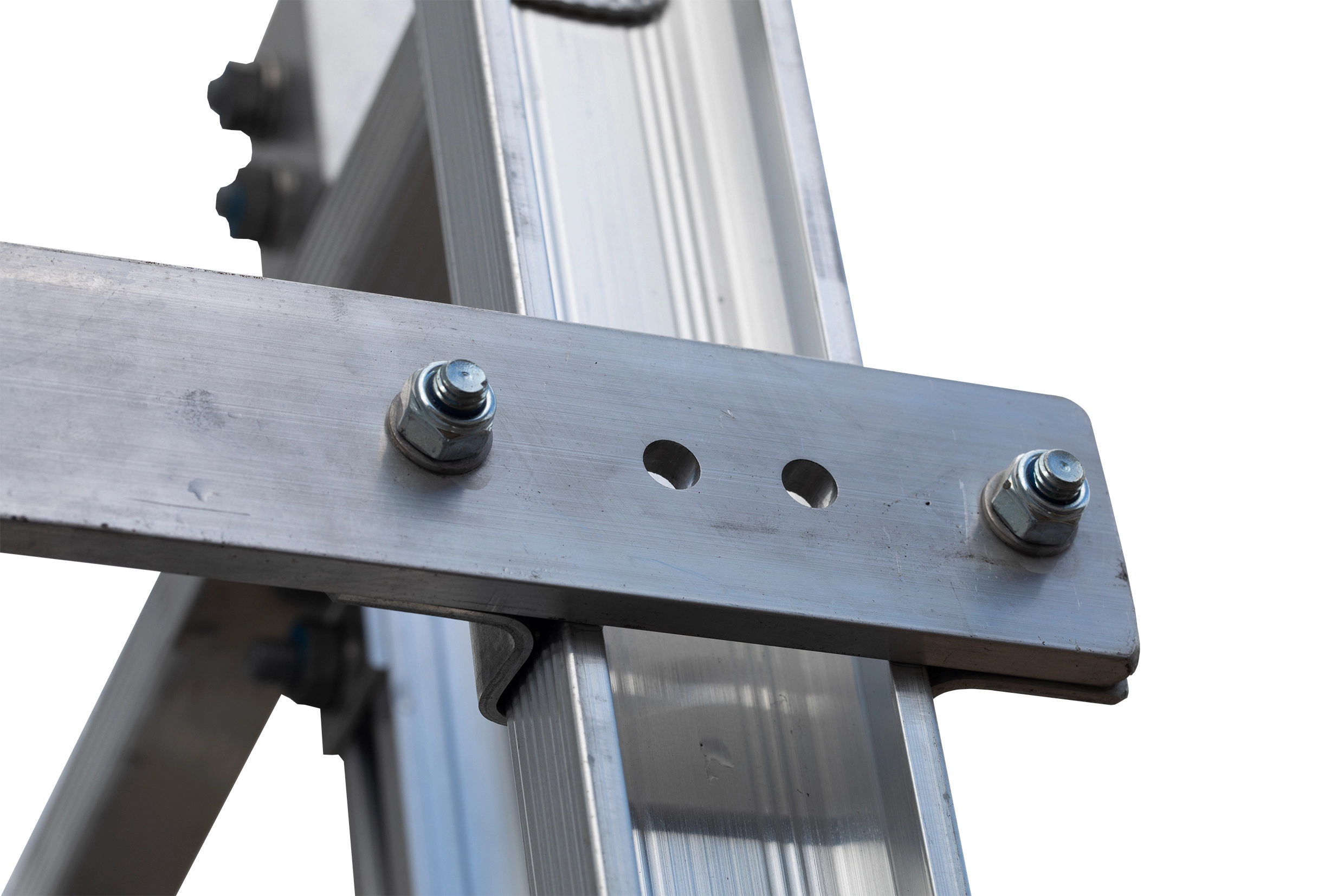 Wandbefestigungsset zum Klemmen an Holm Wandbefestigungsset zum Klemmen an Holm