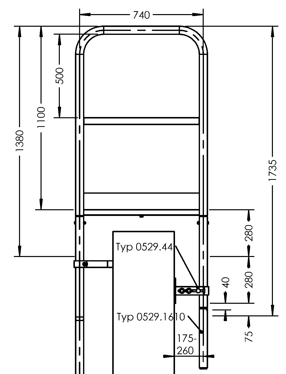 Übersteigteil Übersteigteil