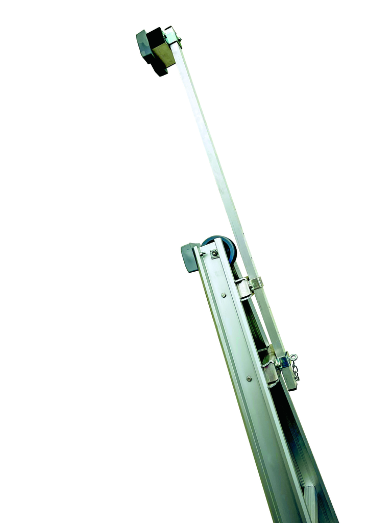 Ausziehbarer Leiterkopf aus Aluminiumrohr Ausziehbarer Leiterkopf aus Aluminiumrohr