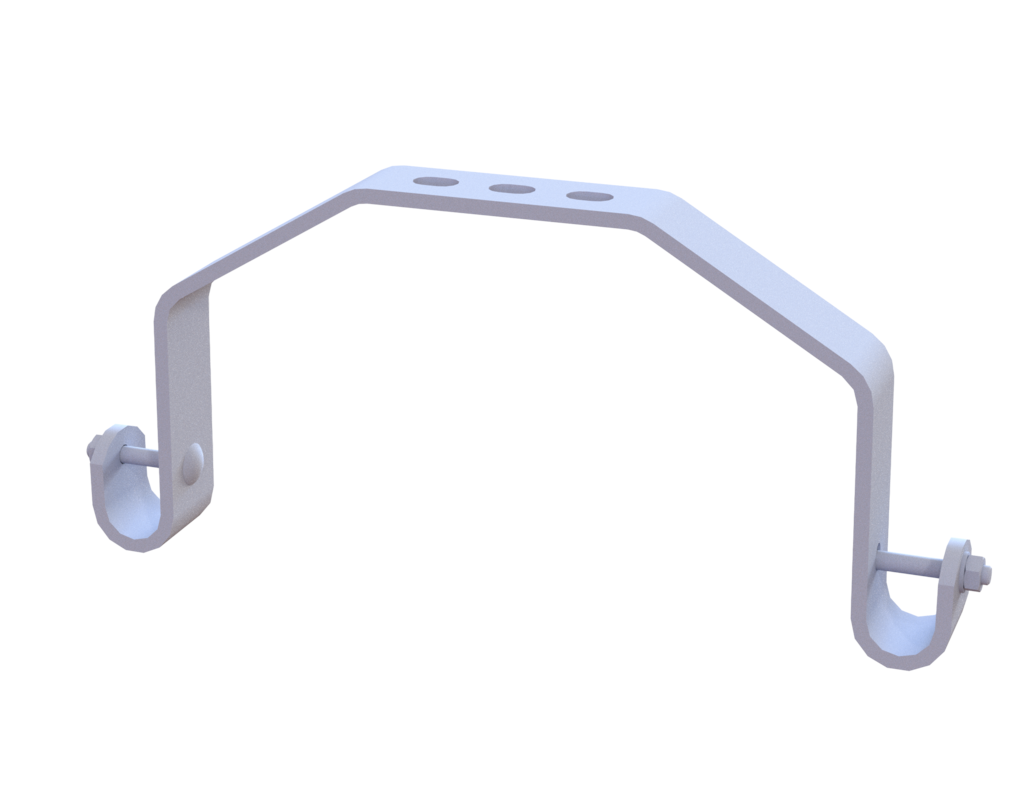 Wandbefestigungen für Ø 34, Stahl