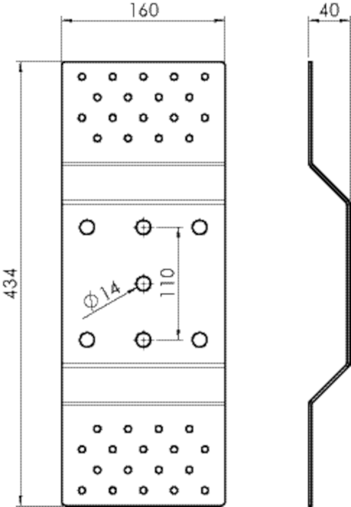 Wandhalter für Blechfassaden Wandhalter für Blechfassaden