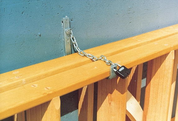 Leiterträger-Sicherungselement