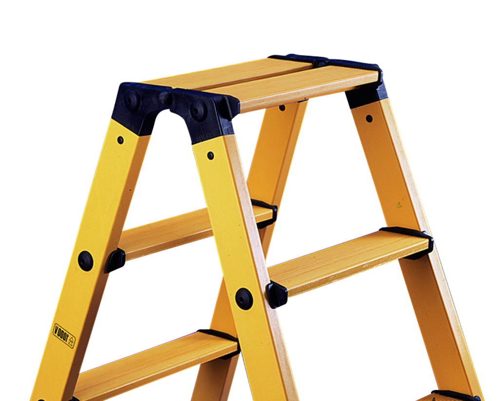 Stehleiter aus Fiberglas, Stehleiter aus Fiberglas,