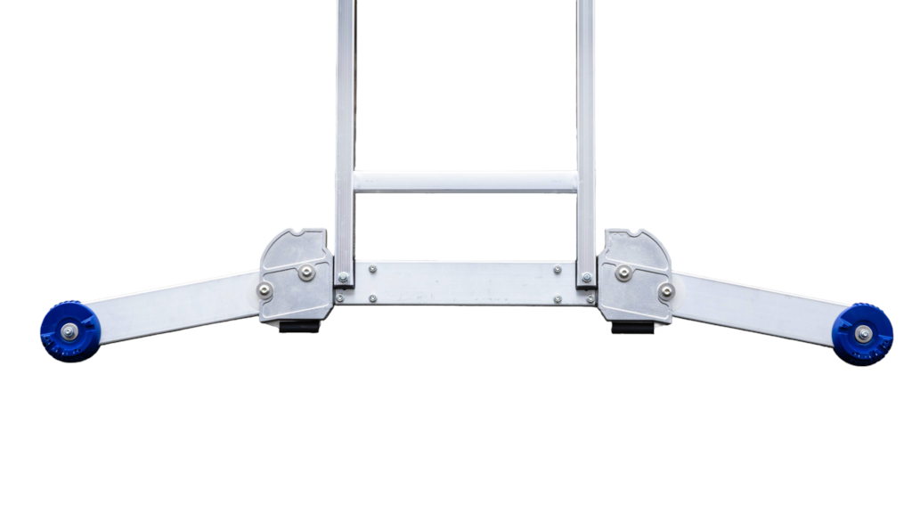 Anlegeleiter Alu, mit Klapptraverse