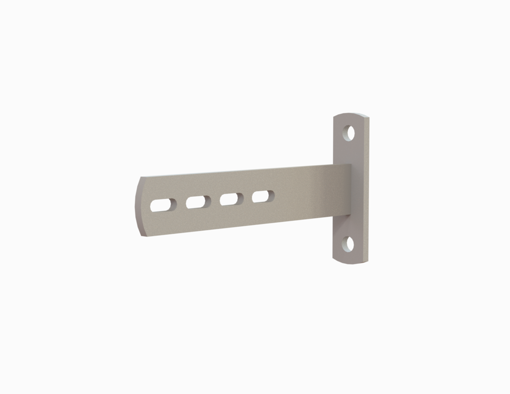 Wandhalter für Untergrund Beton, Stahl, feuerverzinkt