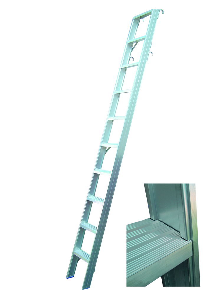 Stufenanlegeleiter, ohne Haken Stufenanlegeleiter, ohne Haken